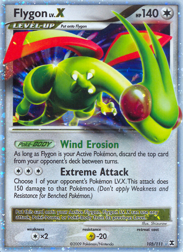 Flygon LV.X (105/111) [Platinum: Rising Rivals] | The Gaming-Verse