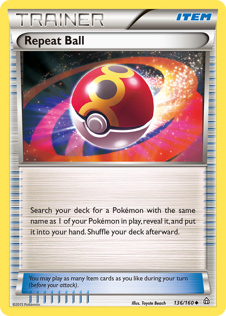 Repeat Ball (136/160) [XY: Primal Clash] | The Gaming-Verse