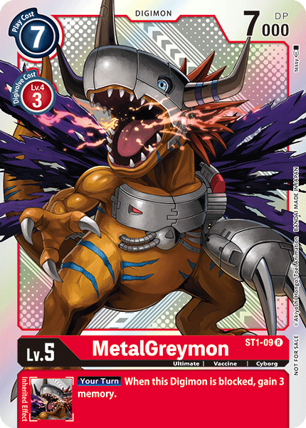 MetalGreymon [ST1-09] (Tournament Pack Vol.2) [Starter Deck: Gaia Red Promos] | The Gaming-Verse