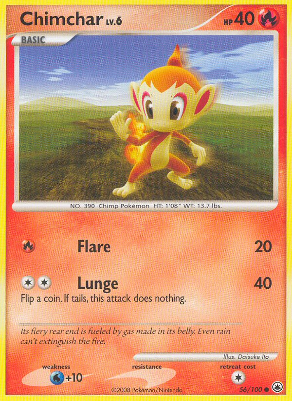 Chimchar (56/100) [Diamond & Pearl: Majestic Dawn] | The Gaming-Verse