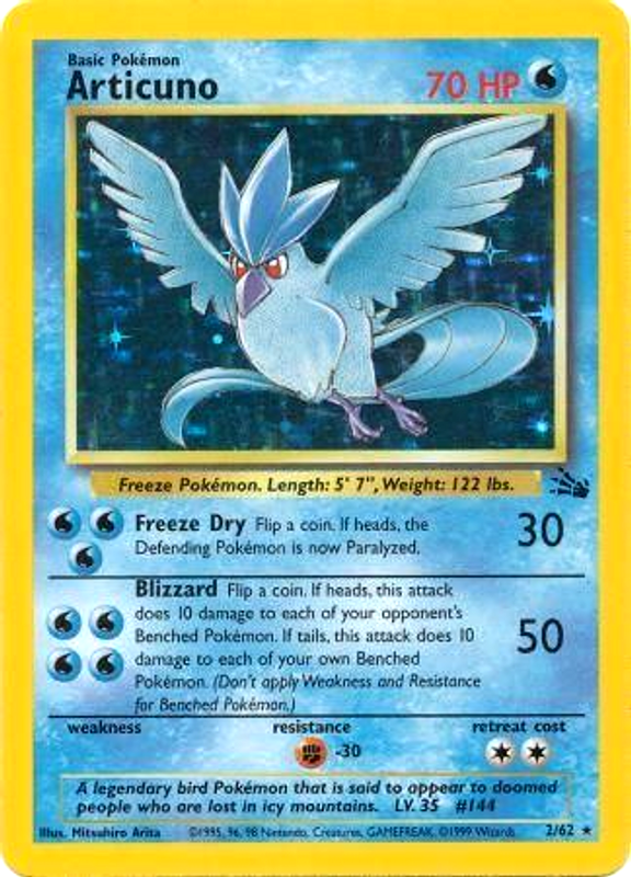 Articuno (2/62) [Fossil Unlimited] | The Gaming-Verse