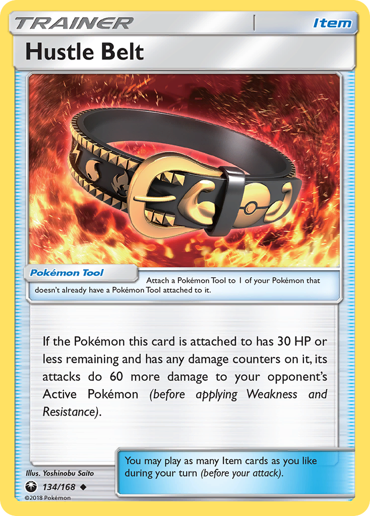 Hustle Belt (134/168) [Sun & Moon: Celestial Storm] | The Gaming-Verse