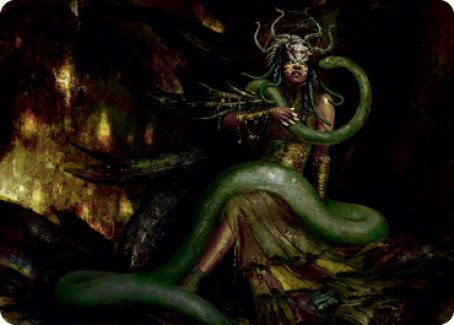 Saryth, the Viper's Fang Art Card [Innistrad: Midnight Hunt Art Series] | The Gaming-Verse