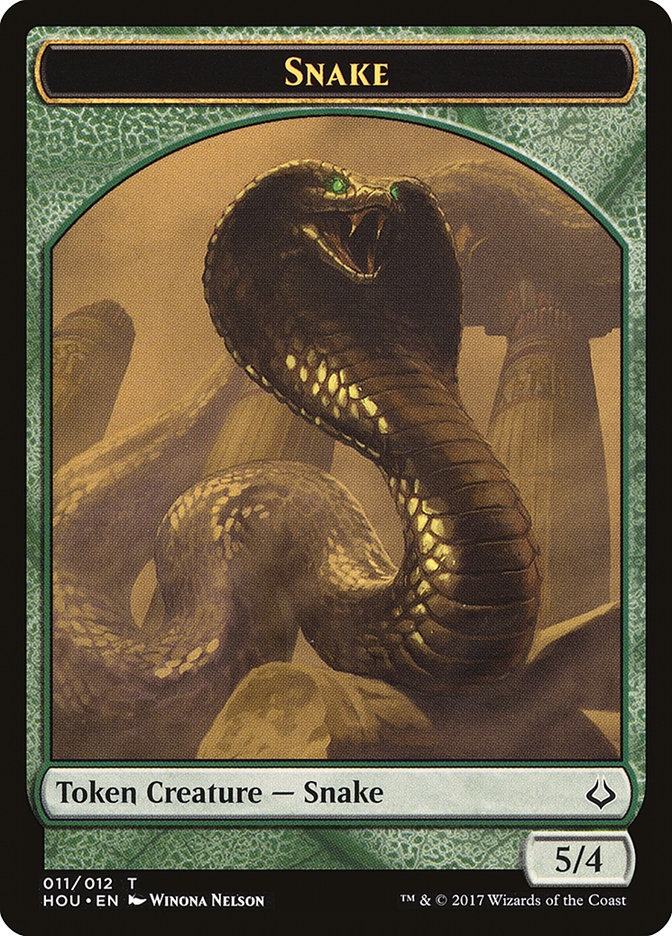 Snake [Hour of Devastation Tokens] | The Gaming-Verse