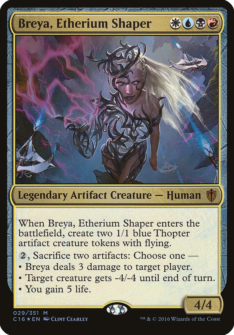 Breya, Etherium Shaper (Commander 2016) [Commander 2016 Oversized] | The Gaming-Verse