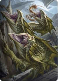 Grakmaw, Skyclave Ravager Art Card [Zendikar Rising Art Series] | The Gaming-Verse