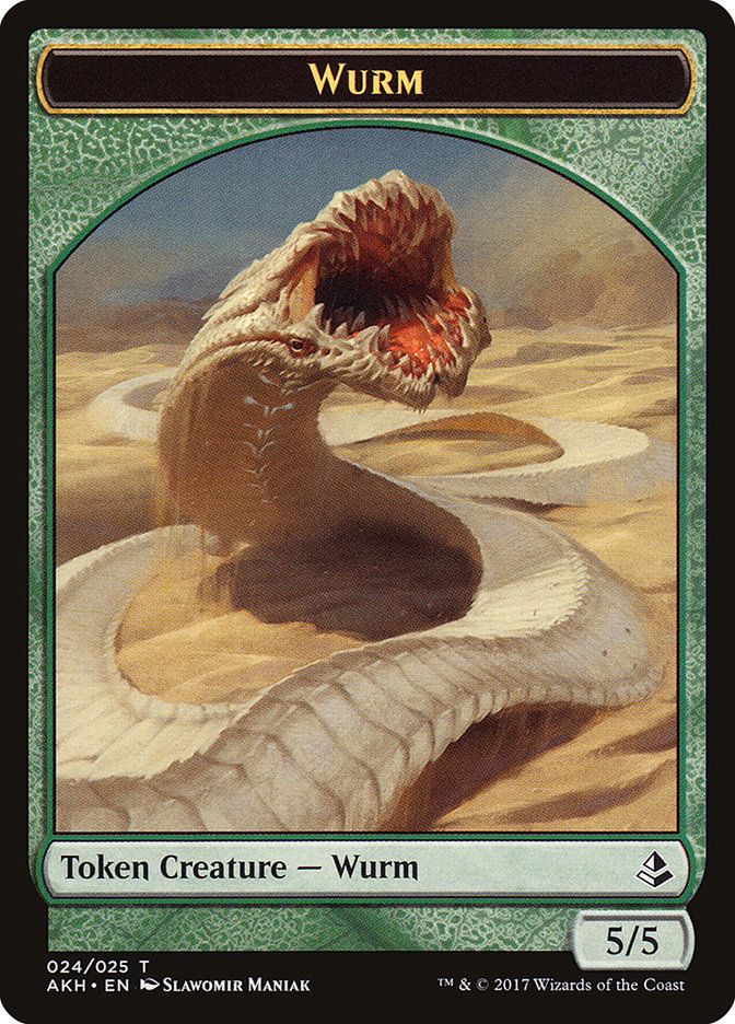 Wurm [Amonkhet Tokens] | The Gaming-Verse