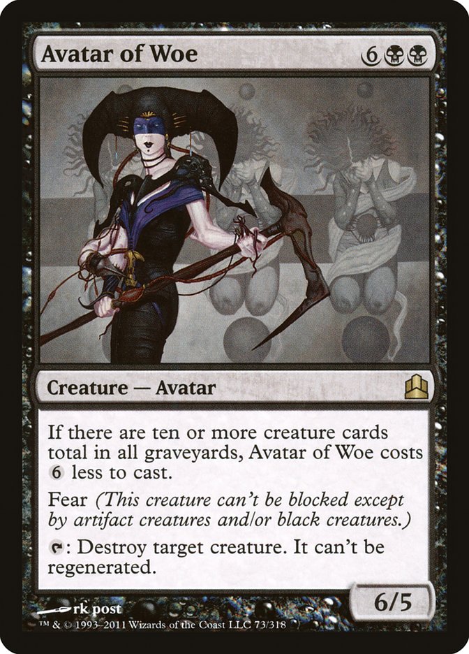 Avatar of Woe [Commander 2011] | The Gaming-Verse