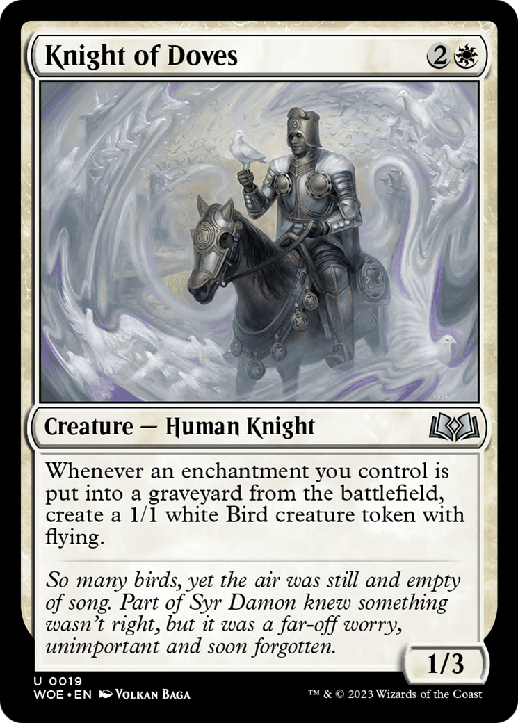 Knight of Doves [Wilds of Eldraine] | The Gaming-Verse