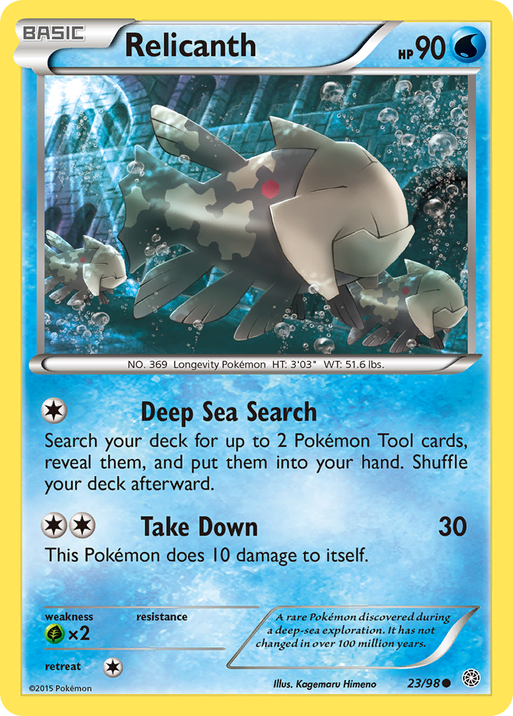 Relicanth (23/98) [XY: Ancient Origins] | The Gaming-Verse