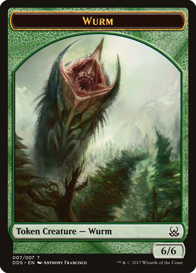 Wurm [Duel Decks: Mind vs. Might Tokens] | The Gaming-Verse