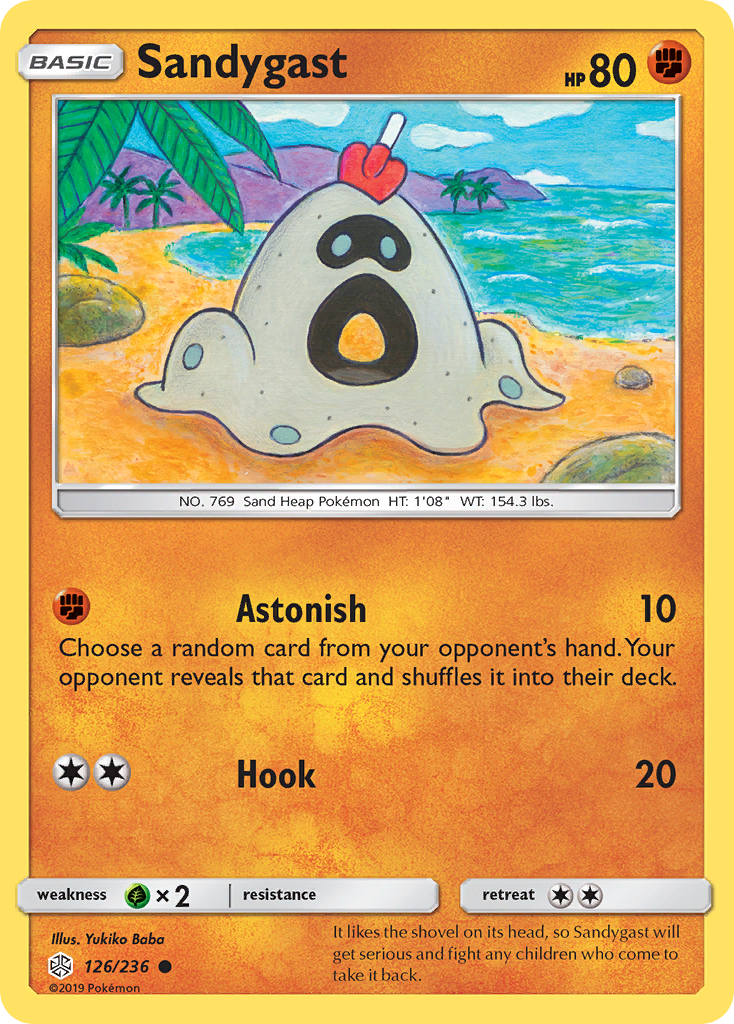 Sandygast (126/236) [Sun & Moon: Cosmic Eclipse] | The Gaming-Verse