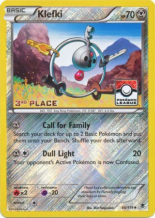 Klefki (66/119) (League Promo 3rd Place) [XY: Phantom Forces] | The Gaming-Verse