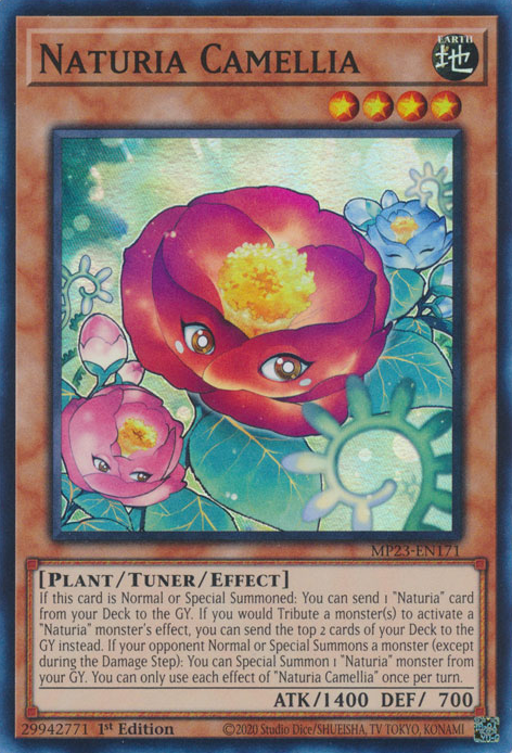 Naturia Camellia [MP23-EN171] Super Rare | The Gaming-Verse