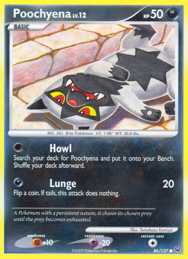 Poochyena (86/127) [Platinum: Base Set] | The Gaming-Verse