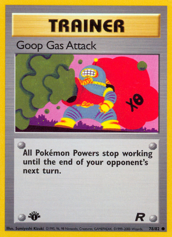 Goop Gas Attack (78/82) [Team Rocket 1st Edition] | The Gaming-Verse