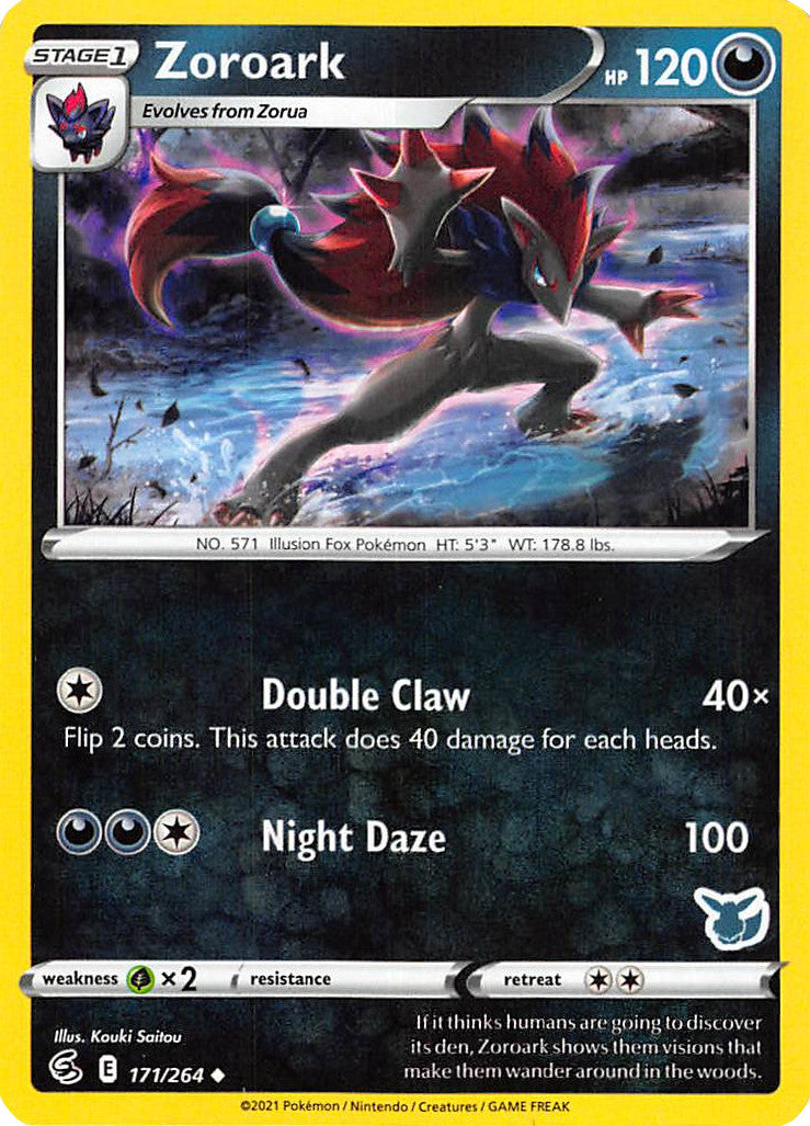 Zoroark (171/264) (Eevee Deck) [Battle Academy 2022] | The Gaming-Verse