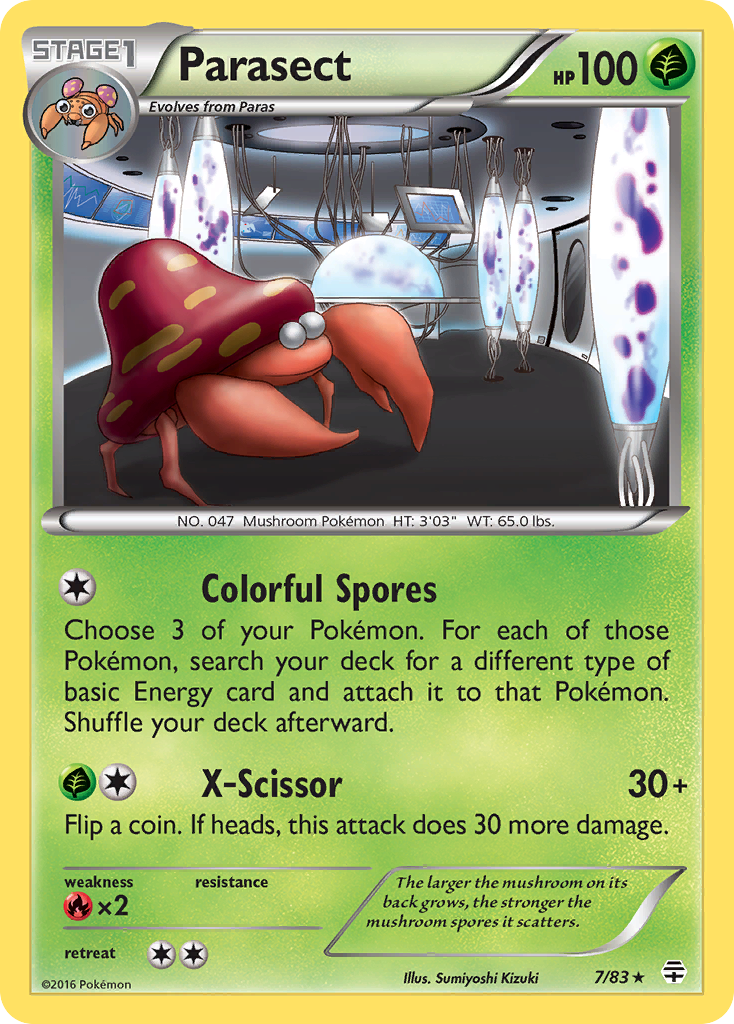 Parasect (7/83) [XY: Generations] | The Gaming-Verse