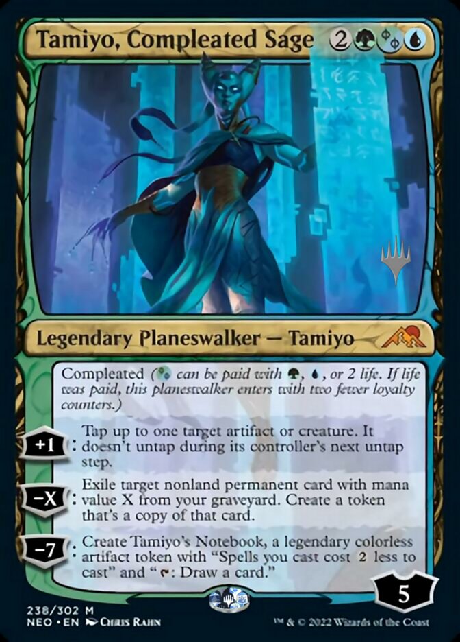 Tamiyo, Compleated Sage (Promo Pack) [Kamigawa: Neon Dynasty Promos] | The Gaming-Verse