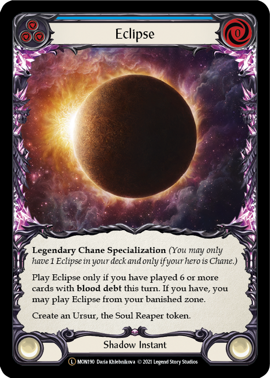 Eclipse (Rainbow Foil) [U-MON190-RF] Unlimited Rainbow Foil | The Gaming-Verse