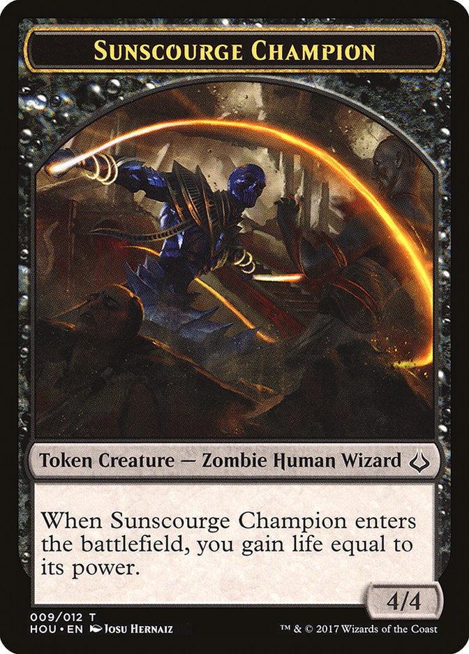 Sunscourge Champion Token [Hour of Devastation Tokens] | The Gaming-Verse