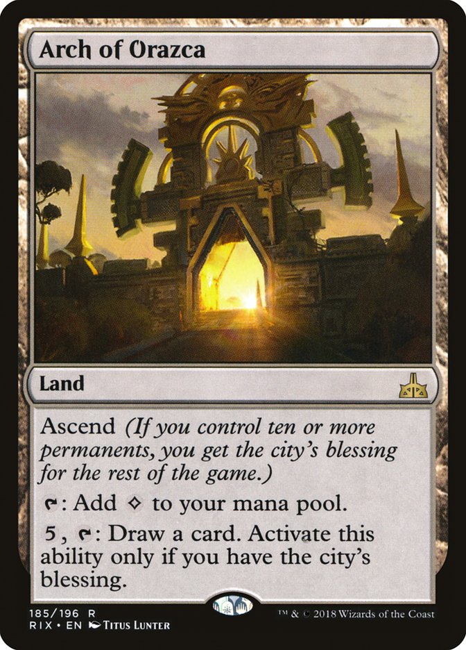 Arch of Orazca [Rivals of Ixalan] | The Gaming-Verse