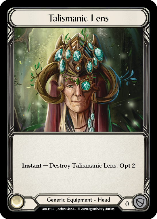 Talismanic Lens [ARC151-C] 1st Edition Cold Foil | The Gaming-Verse