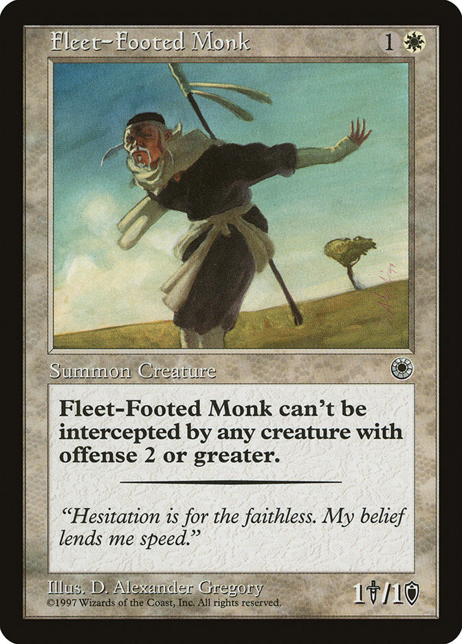 Fleet-Footed Monk [Portal] | The Gaming-Verse