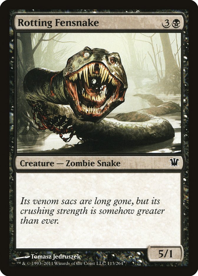 Rotting Fensnake [Innistrad] | The Gaming-Verse