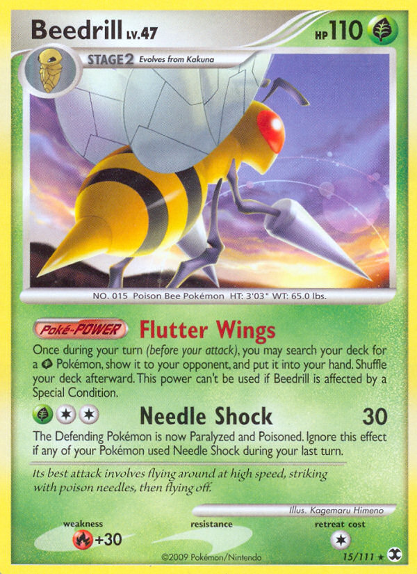 Beedrill (15/111) [Platinum: Rising Rivals] | The Gaming-Verse