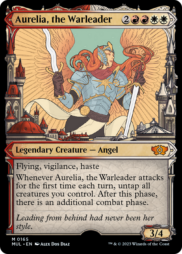 Aurelia, the Warleader (Halo Foil) [Multiverse Legends] | The Gaming-Verse