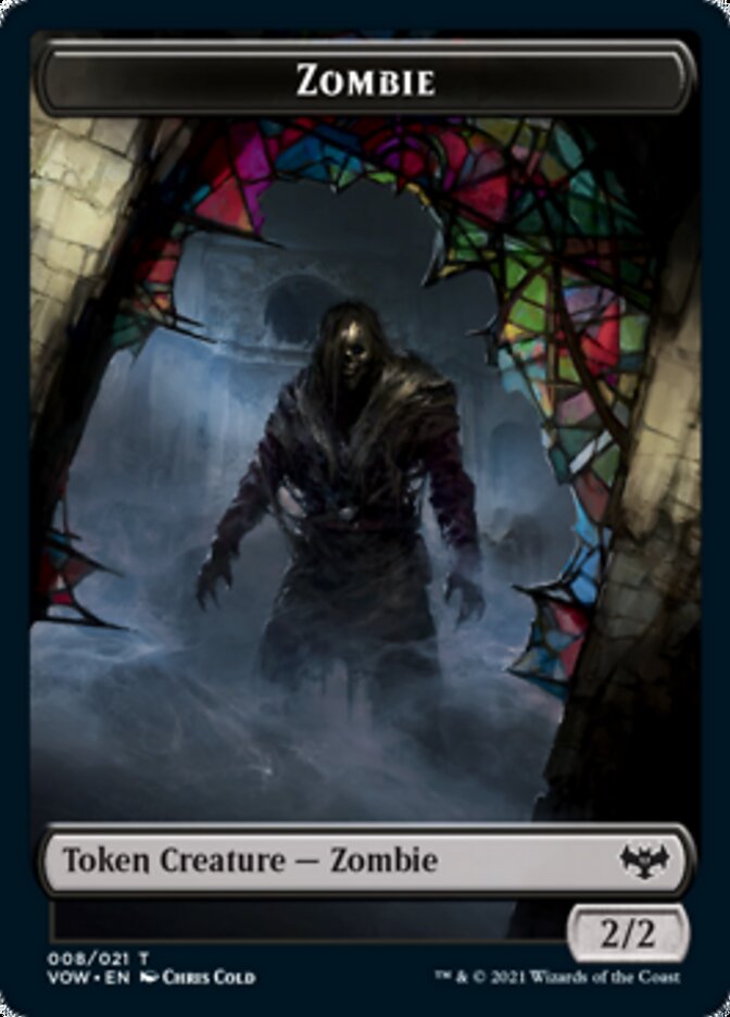 Zombie Token (008) [Innistrad: Crimson Vow Tokens] | The Gaming-Verse