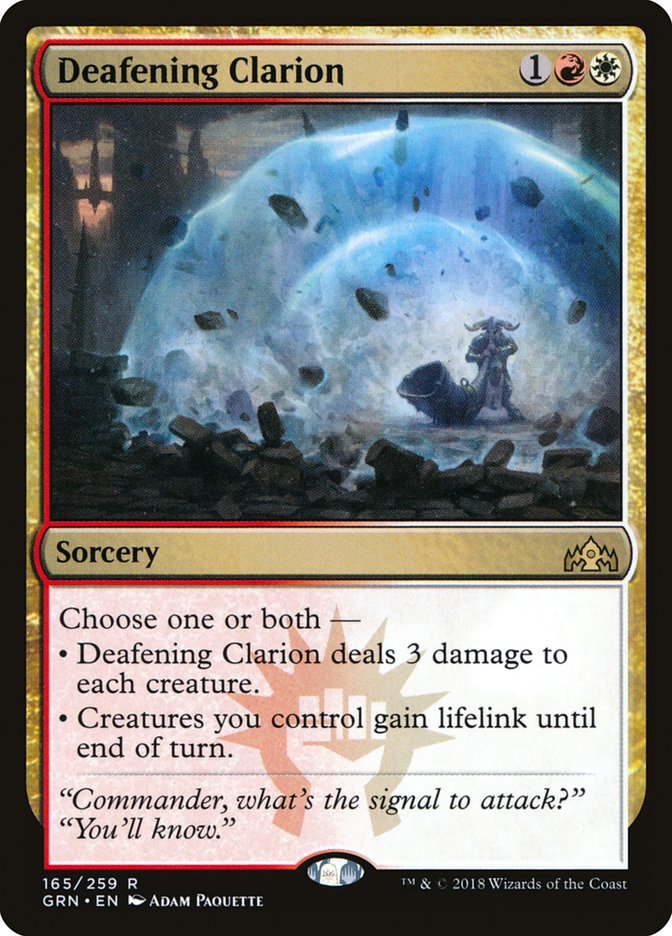 Deafening Clarion [Guilds of Ravnica] | The Gaming-Verse