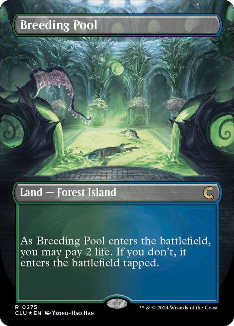 Breeding Pool (Borderless) [Ravnica: Clue Edition] | The Gaming-Verse