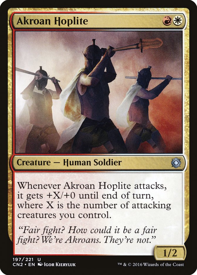 Akroan Hoplite [Conspiracy: Take the Crown] | The Gaming-Verse