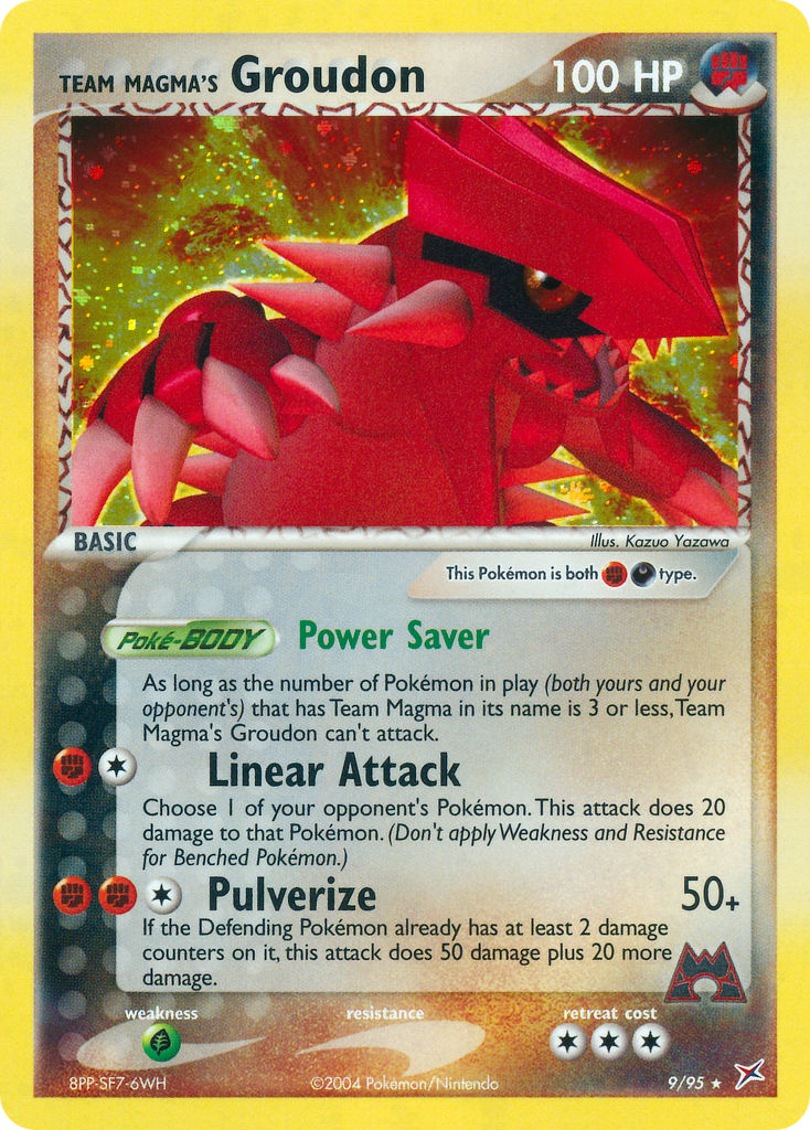 Team Magma's Groudon (9/95) (Theme Deck Exclusive) [EX: Team Magma vs Team Aqua] | The Gaming-Verse