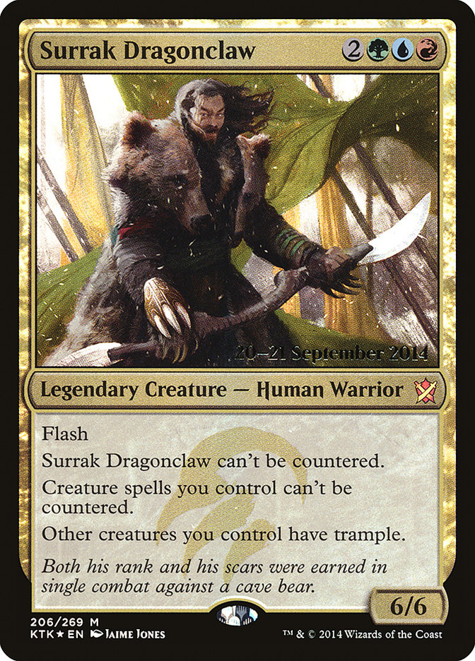 Surrak Dragonclaw  (Prerelease) [Khans of Tarkir Prerelease Promos] | The Gaming-Verse