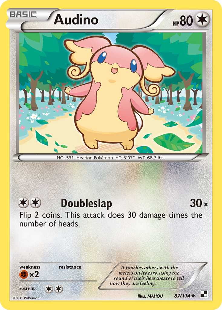 Audino (87/114) [Black & White: Base Set] | The Gaming-Verse