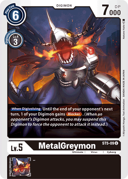 MetalGreymon [ST5-09] [Starter Deck: Machine Black] | The Gaming-Verse