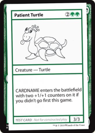 Patient Turtle (2021 Edition) [Mystery Booster Playtest Cards] | The Gaming-Verse