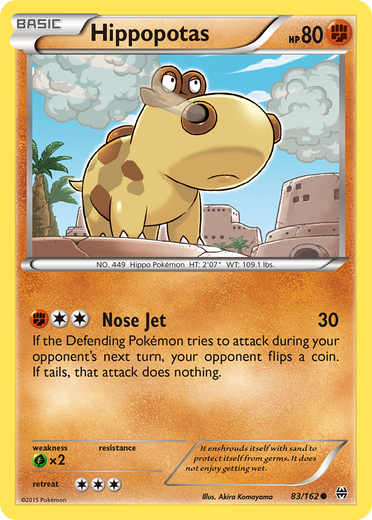 Hippopotas (83/162) [XY: BREAKthrough] | The Gaming-Verse