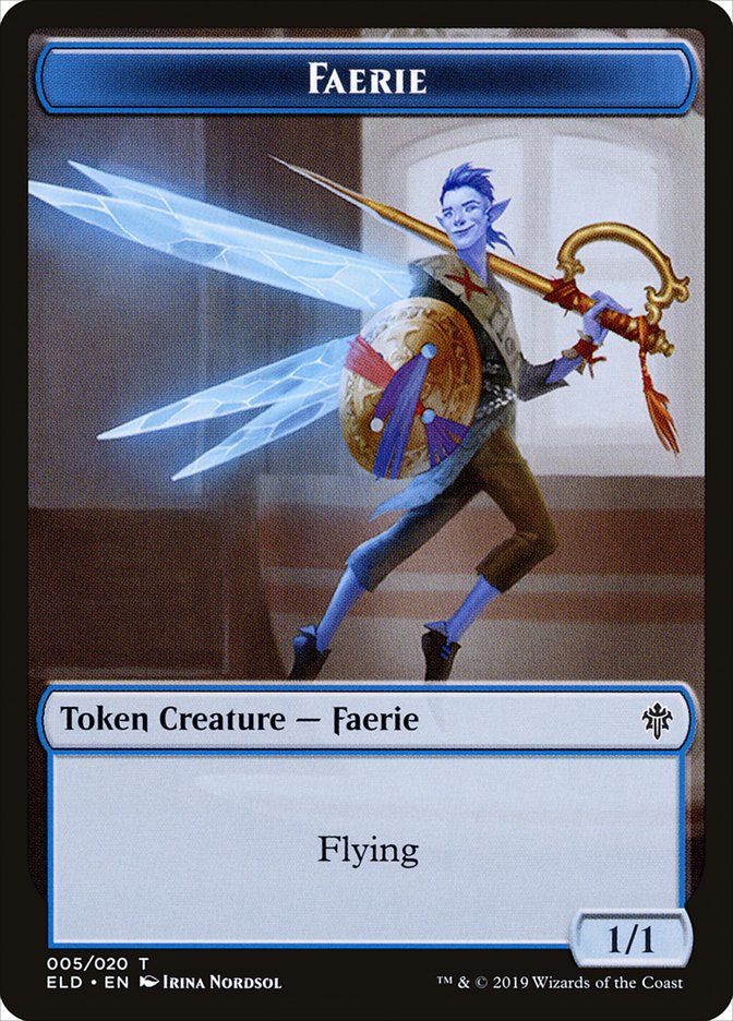 Faerie [Throne of Eldraine Tokens] | The Gaming-Verse