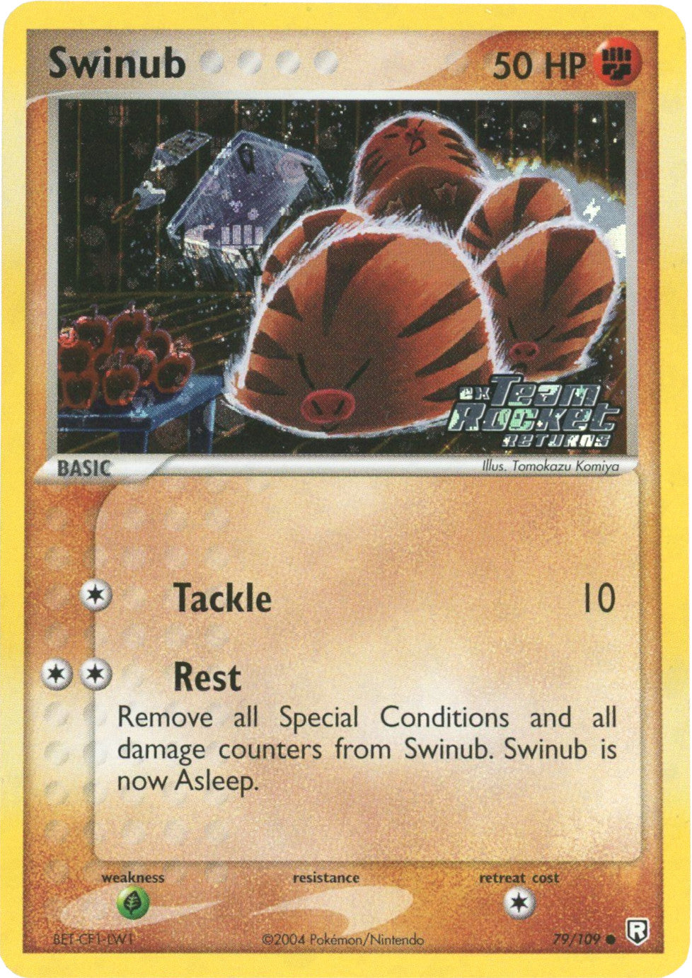 Swinub (79/109) (Stamped) [EX: Team Rocket Returns] | The Gaming-Verse