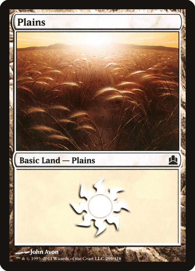 Plains (#299) [Commander 2011] | The Gaming-Verse