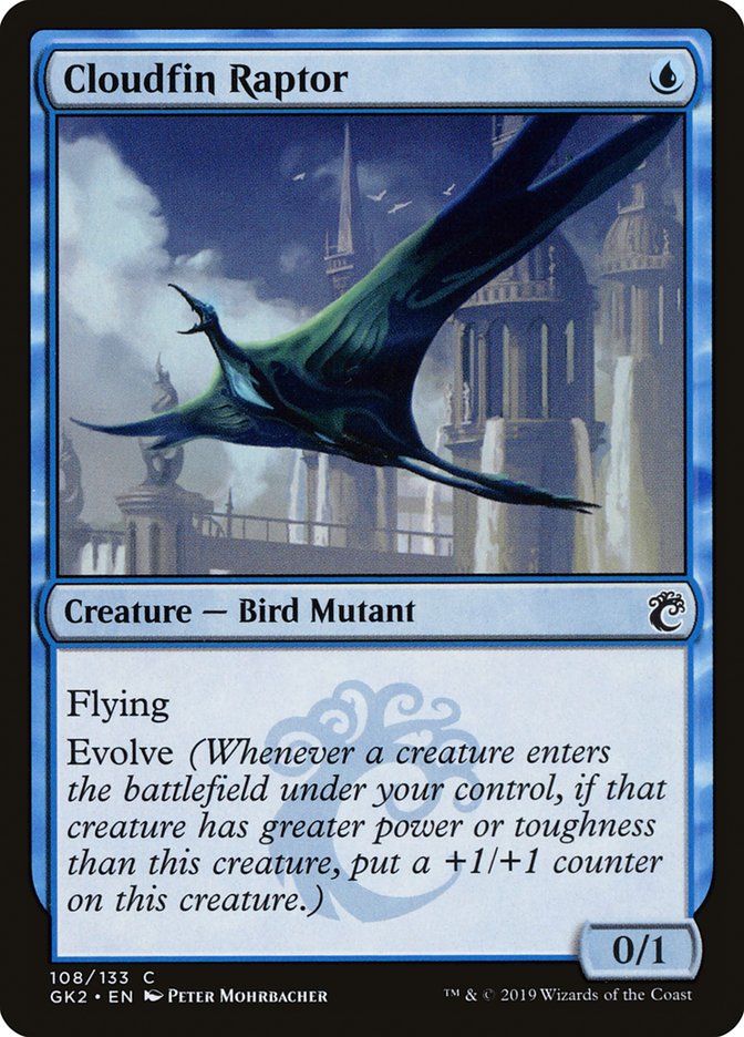 Cloudfin Raptor [Ravnica Allegiance Guild Kit] | The Gaming-Verse