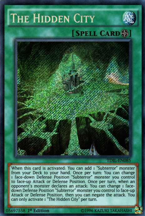 The Hidden City [TDIL-EN085] Secret Rare | The Gaming-Verse