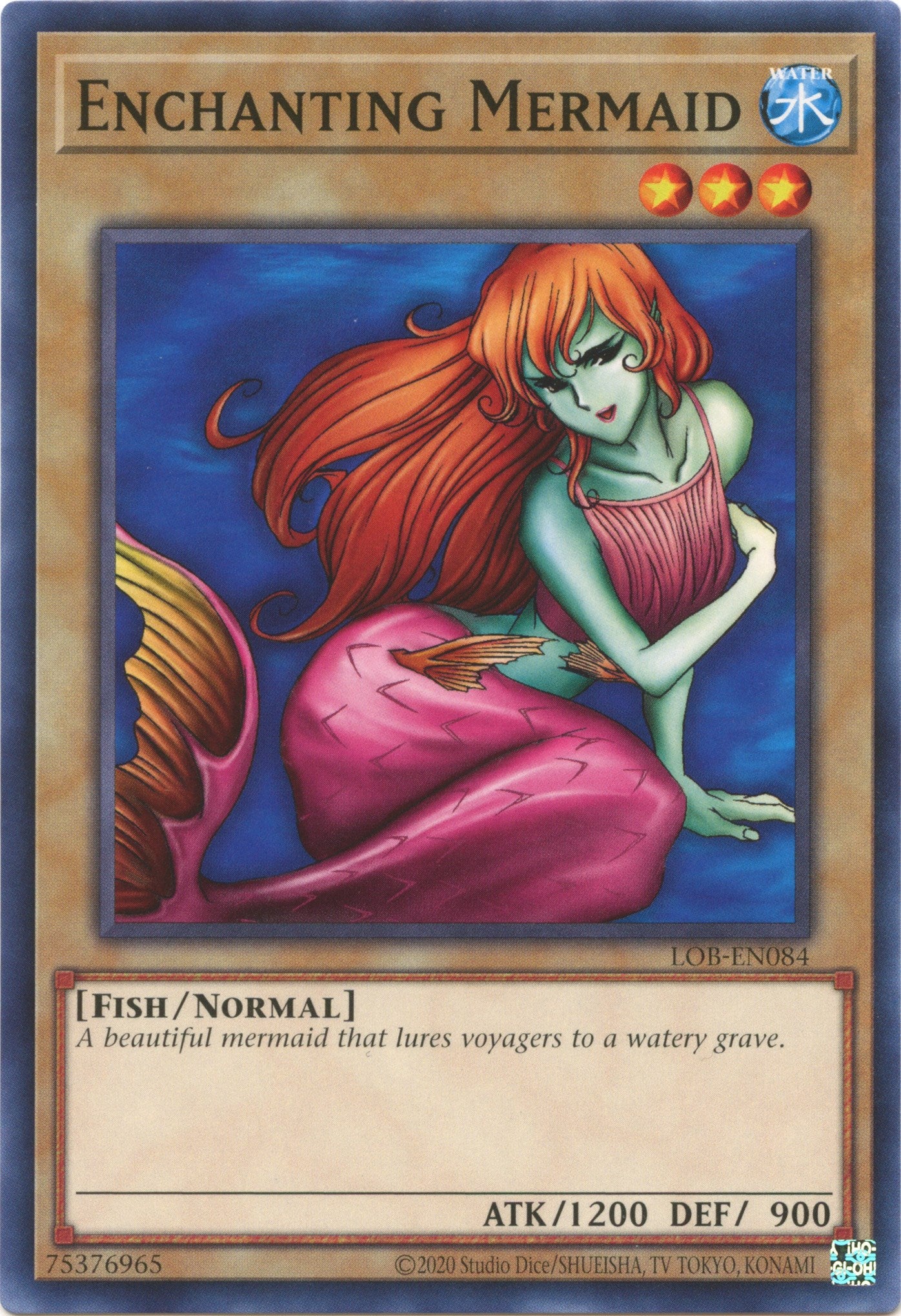 Enchanting Mermaid (25th Anniversary) [LOB-EN084] Common | The Gaming-Verse