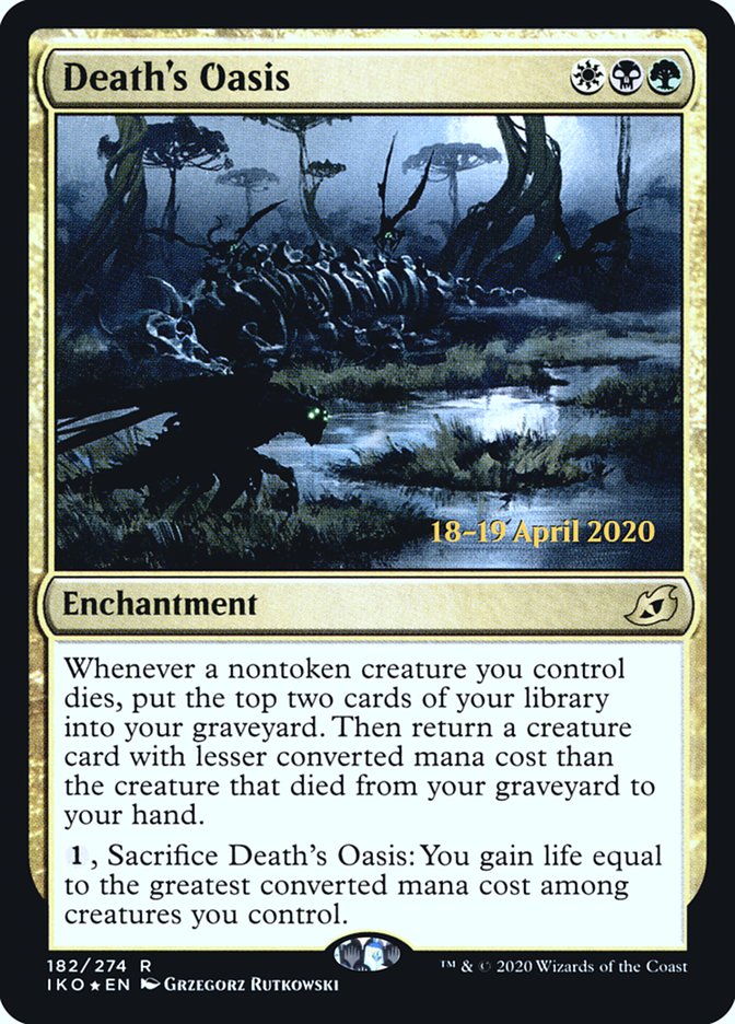 Death's Oasis  [Ikoria: Lair of Behemoths Prerelease Promos] | The Gaming-Verse