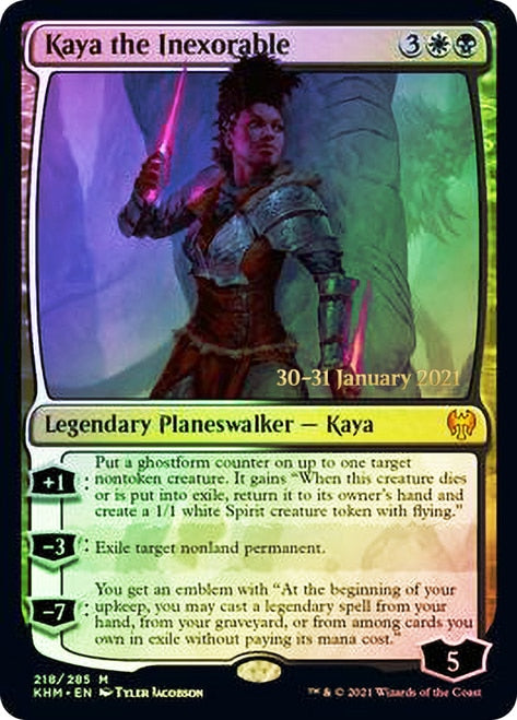 Kaya the Inexorable  [Kaldheim Prerelease Promos] | The Gaming-Verse