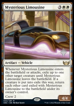 Mysterious Limousine (Promo Pack) [Streets of New Capenna Promos] | The Gaming-Verse